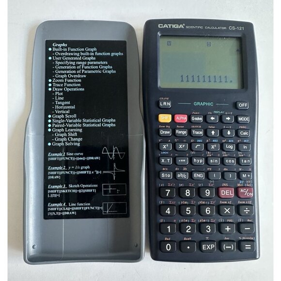 Catiga Scientific Graphic Engineering Calculator CS-121‎ Blue Tested Works - Picture 2 of 6